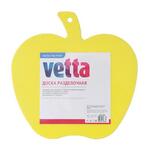 VETTA Доска разделочная. пластик. фигурная в форме яблока. 26x25x0.3см. 896964
