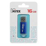 ФЛЕШ-ПАМЯТЬ USB 16GB MIREX UNIT 2,0 СИНИЙ
